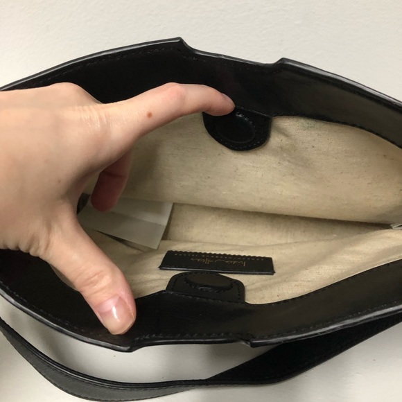 Black Leather Crossbody Bag - Picture 7 of 10